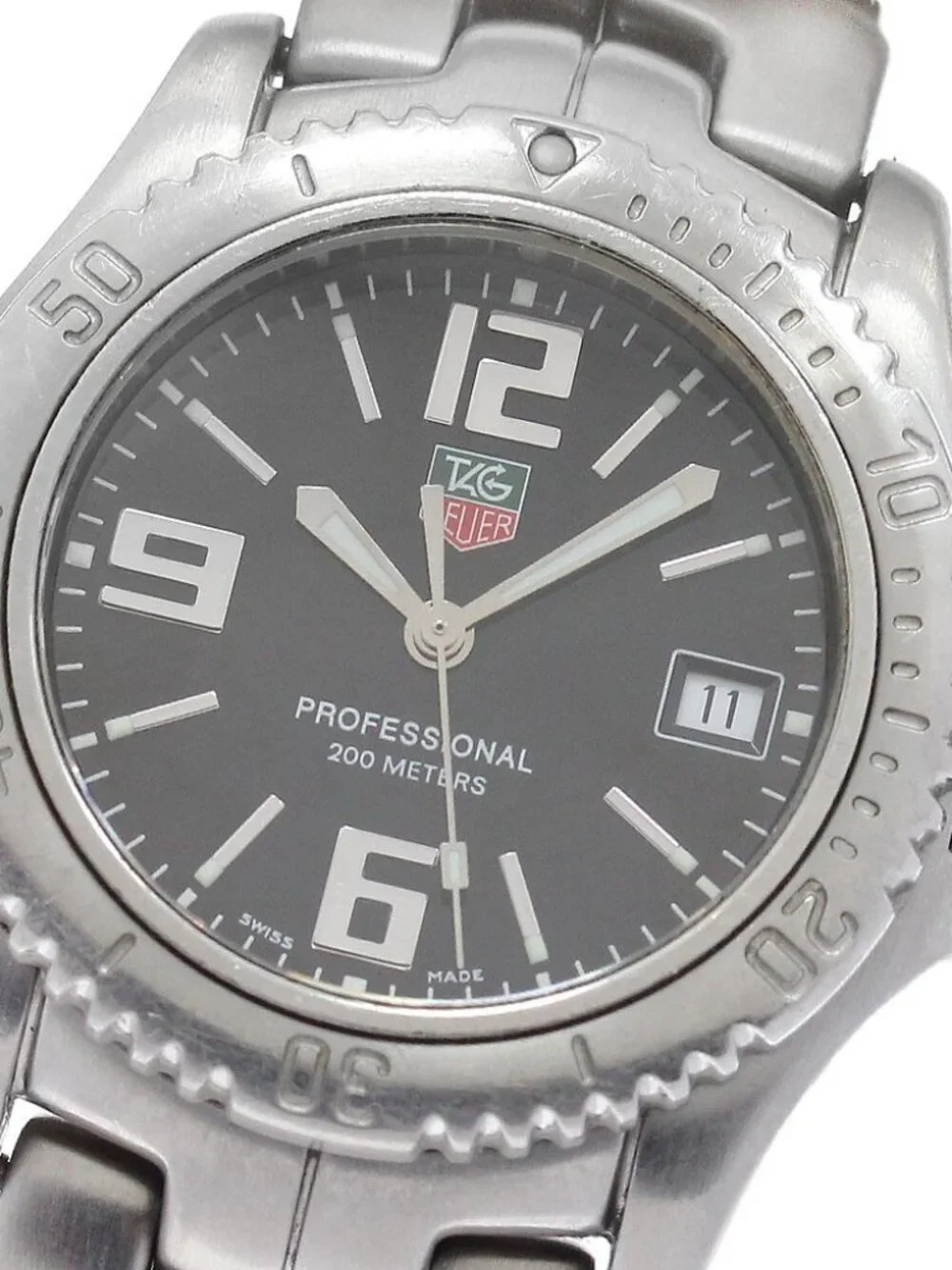 TAG HEUER Link WT1210 Date black Dial Quartz Men's Watch_965495